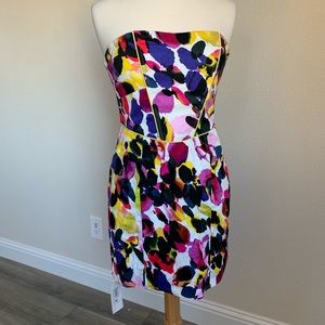 Tube Top Corset Mini Dress- Floral